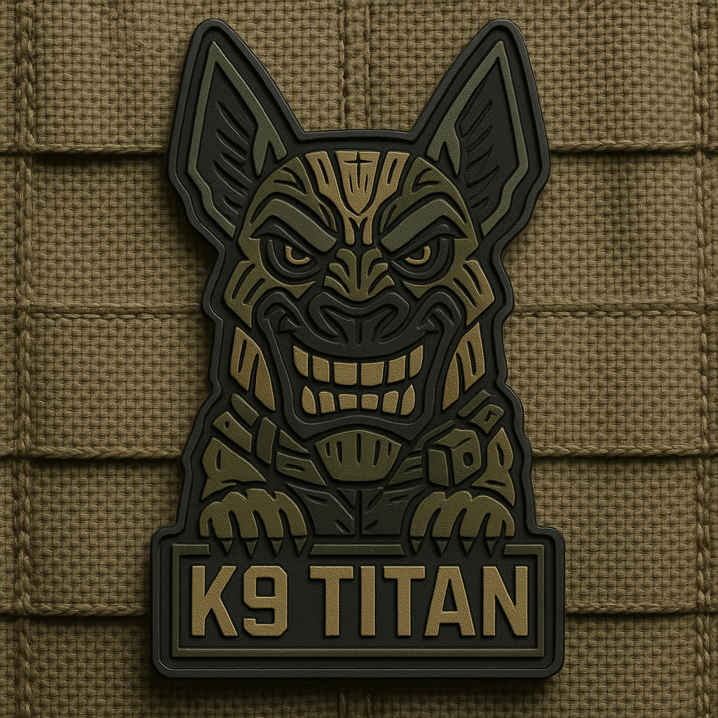 Custom K9 Unit PVC Patches