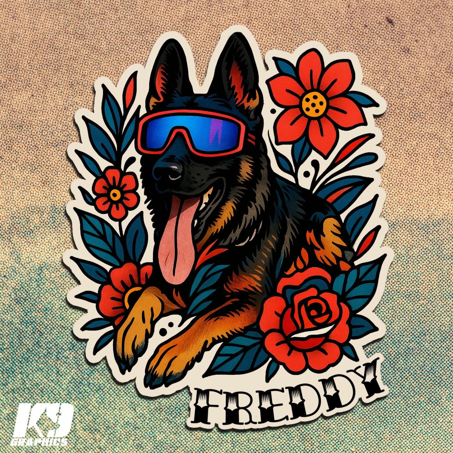 K9 Stickers - Custom K9 Unit Stickers for K9 Unit, SAR, Police Dog, Law Enforcement & Working Dogs