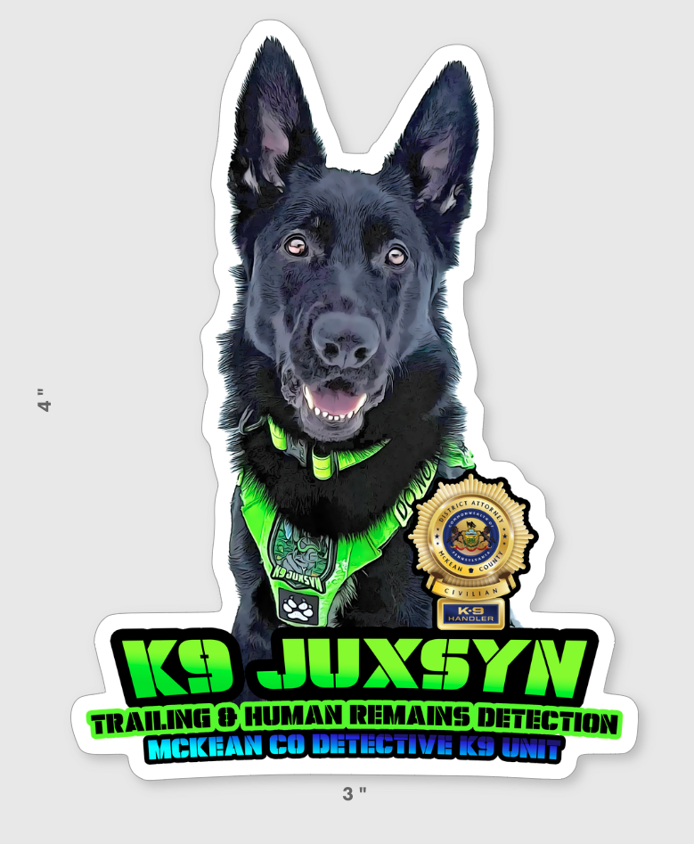 K9 Stickers - Custom K9 Unit Stickers for K9 Unit, SAR, Police Dog, Law Enforcement & Working Dogs