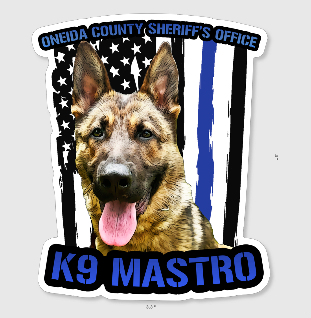 K9 Stickers - Custom K9 Unit Stickers for K9 Unit, SAR, Police Dog, Law Enforcement & Working Dogs