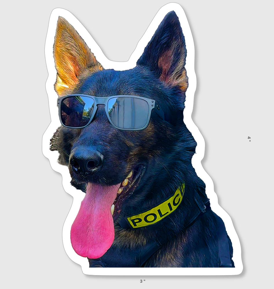K9 Stickers - Custom K9 Unit Stickers for K9 Unit, SAR, Police Dog, Law Enforcement & Working Dogs