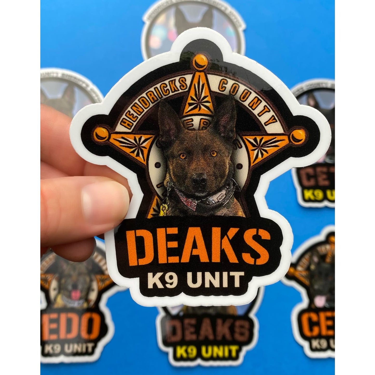 Custom K9 Stickers for K9 Unit, SAR, Police Dog, Law Enforcement & Working Dogs