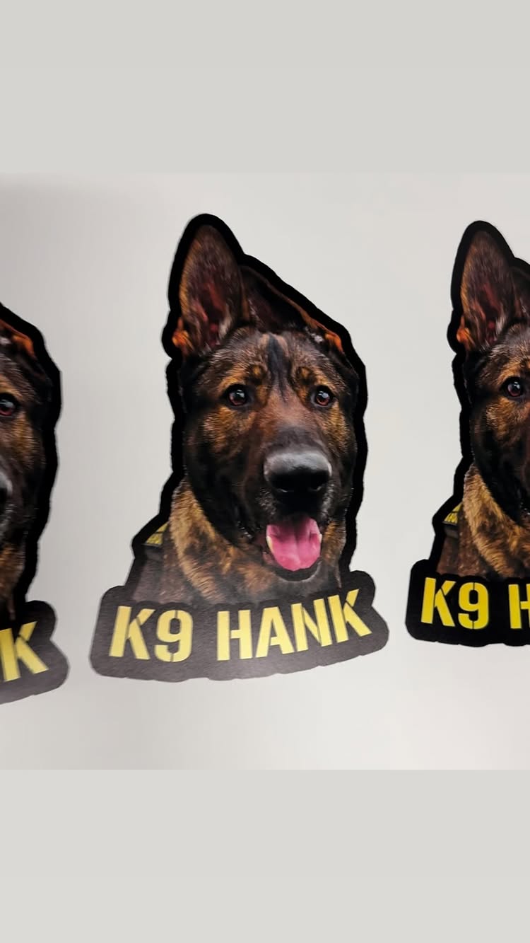 Custom K9 Vehicle Decals for K9 Unit, SAR, Police Dog, Law Enforcement ...