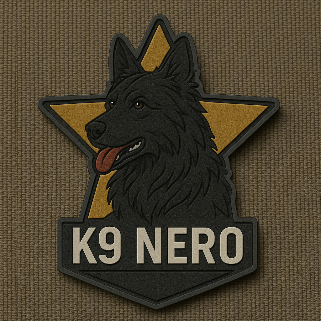 Custom K9 Unit PVC Patches
