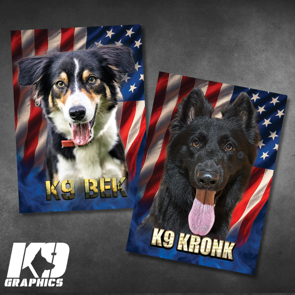 K9 Trading Cards (Hero Cards) – Custom Double-Sided Design for Law Enf ...
