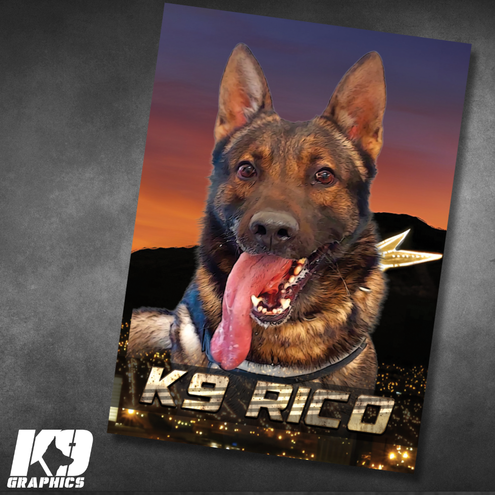 K9 Trading Cards (Hero Cards) – Custom Double-Sided Design for Law Enforcement, First Responders, Military