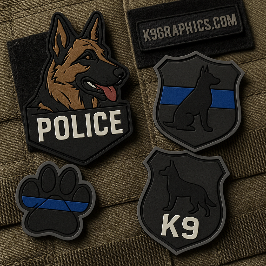 Custom K9 Unit PVC Patches
