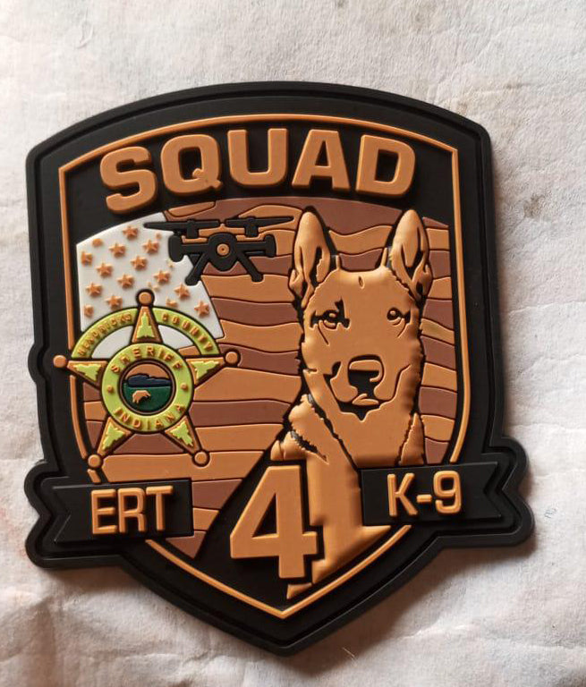 Custom K9 Unit PVC Patches